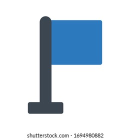 icono de color de glifo vectorial de indicador 