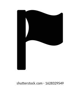 flag vector glyph flat icon 