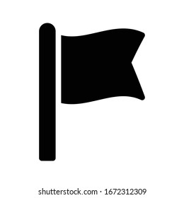flag vector glyph flat icon 