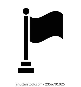 Flag Vector Glyph Icon For Personal And Commercial Use.
