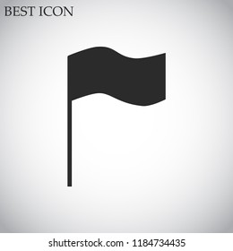 flag vector icon 10 eps