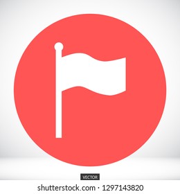 flag vector icon 10 eps