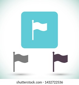 flag vector icon 10 eps , Lorem ipsum Flat design