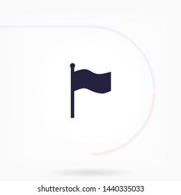 flag vector icon 10 eps