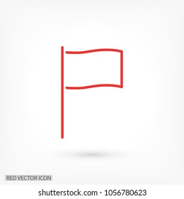 Flag  vector icon