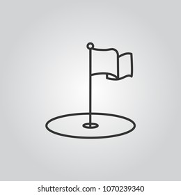 Flag vector icon