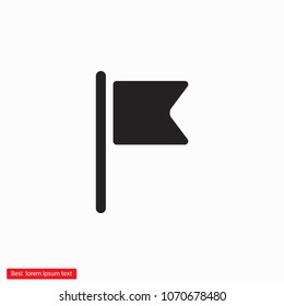 Flag vector icon