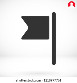 Flag vector icon
