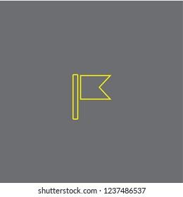 Flag vector icon
