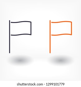 Flag  vector icon