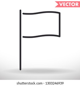 Flag  vector icon