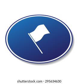 Flag vector icon. 