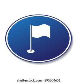 Flag vector icon. 