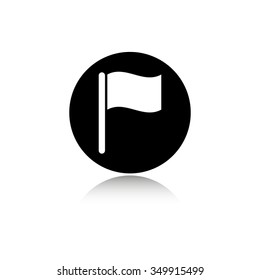 Flag - vector icon