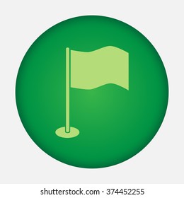 Flag vector icon. 