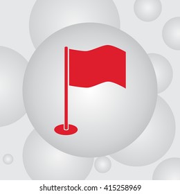 Flag vector icon. 