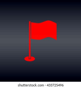 Flag vector icon.