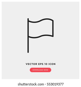 Flag vector icon