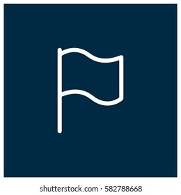 Flag vector icon