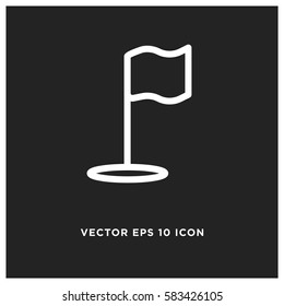 Flag vector icon