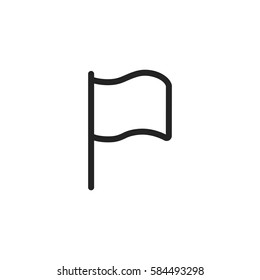Flag vector icon
