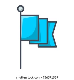 Flag vector icon