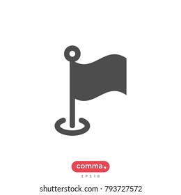 Flag vector icon