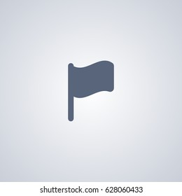 Flag vector icon, Banner vector icon