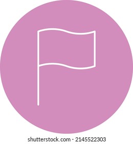 Flag vector icon. Can be used for printing, mobile and web applications.