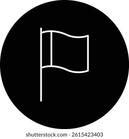 Flag vector icon. Can be used for printing, mobile and web applications.