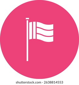Flag vector icon. Can be used for printing, mobile and web applications.