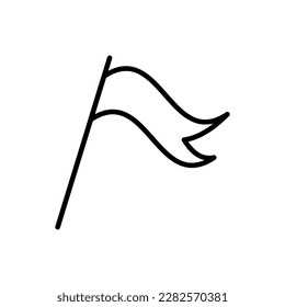 Flag vector icon flat illustration on white background..eps