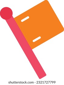 Flag Vector Icon Flat Style