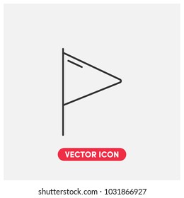 Flag Vector Icon Illustration