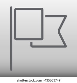 Flag Vector Icon Illustration