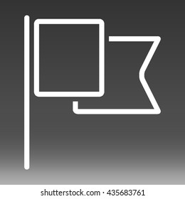 Flag Vector Icon Illustration