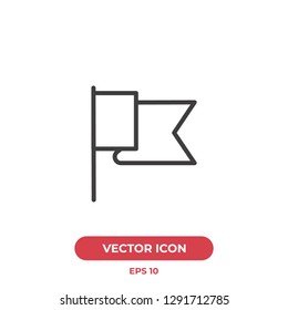 Flag vector icon illustration.Premium quality.