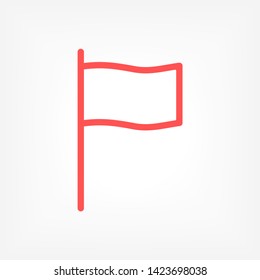 flag Vector icon . Lorem Ipsum Illustration design