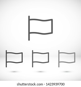 flag Vector icon . Lorem Ipsum Illustration design