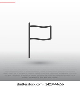 flag Vector icon . Lorem Ipsum Illustration design