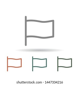 flag Vector icon . Lorem Ipsum Illustration design