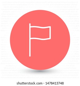 flag Vector icon . Lorem Ipsum Illustration design