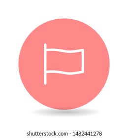 flag Vector icon . Lorem Ipsum Illustration design