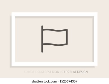 flag Vector icon . Lorem Ipsum Illustration design