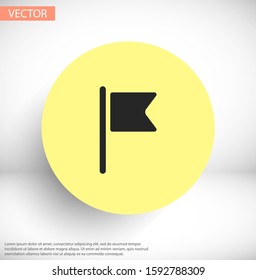 Flag  vector icon , lorem ipsum Flat design