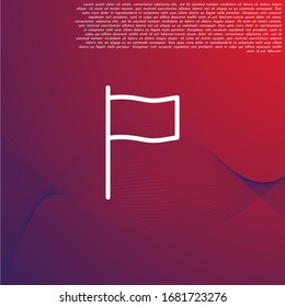 flag Vector icon . Lorem Ipsum Illustration design