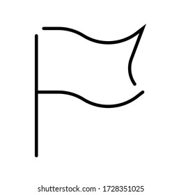 Flag - vector icon photo illustration