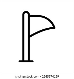 Flag vector icon symbol design