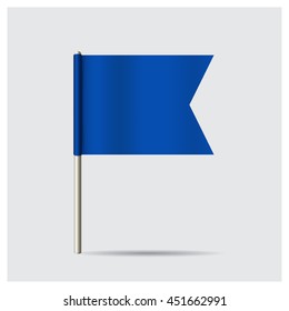 Flag. Vector illustration.
