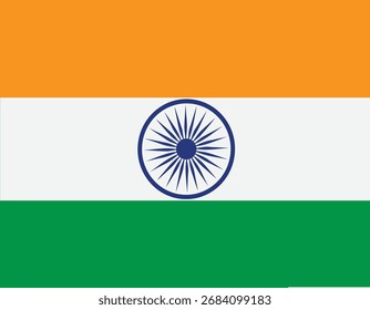  flag vector illustration of the Indian 